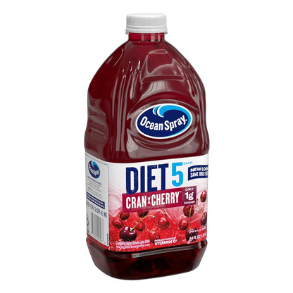 Ocean Spray® Diet Cran-Cherry® Cranberry Cherry Juice Drink – Versatile Outdoor Cocktail and Mocktail Base, Tart-Sweet Cherry Cranberry