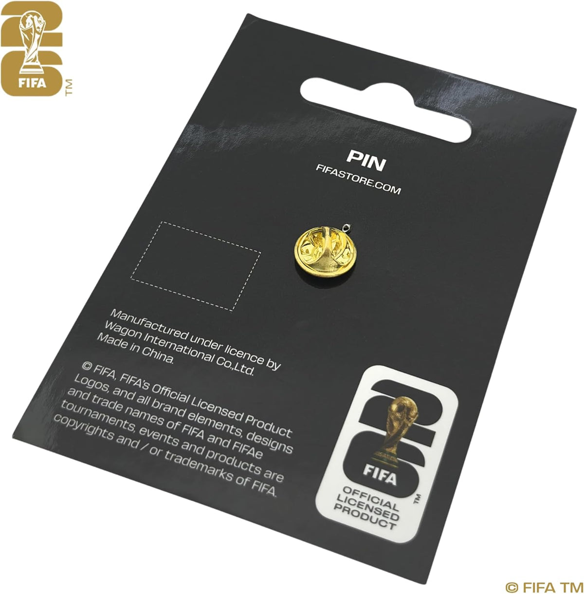Official FIFA World Cup 2026 Edition Specialty Pins - Portable Pride Wearable for Tailgates and Outdoor Viewing Parties, Compact Fan Pin