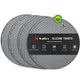 7in, 4 Grey Round