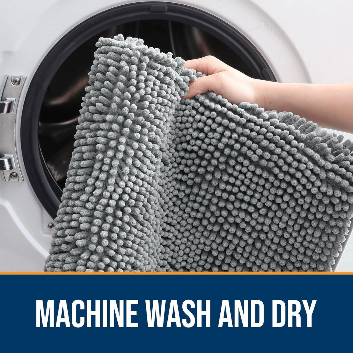 OLANLY Plush Pet Comfort Mat – Therapeutic Chenille Crate Liner and Entry Mat, Soft Surface for Joint Relief in Older Dogs