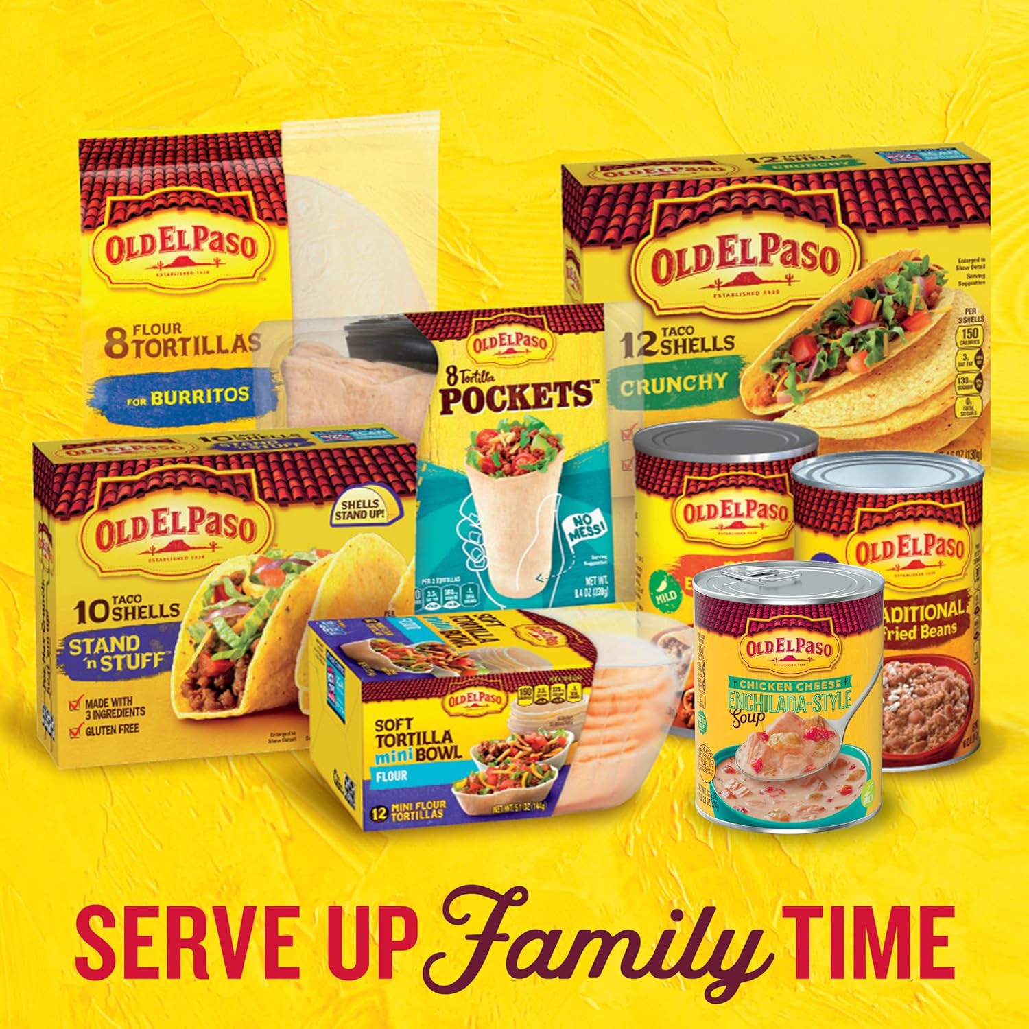 Old El Paso Microwave-Ready Chicken Tortilla Soup for Dorm Room Dinners, 18.5 oz