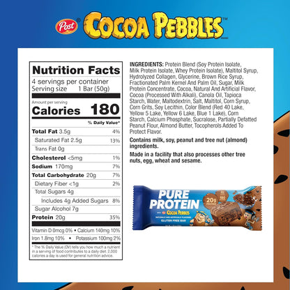 only 4g of sugar per bar