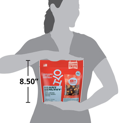 Orchard Valley Harvest Heart Healthy Blend, 1 Ounce Bags (Pack of 8) — Guilt-Free Afternoon Snack to Support Heart-Healthy Living