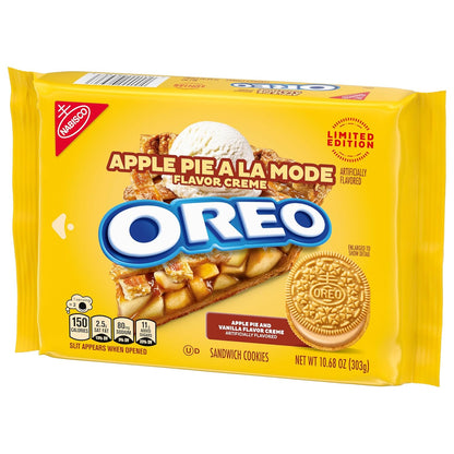OREO Apple Pie a la Mode Cookies – Resealable Travel Snack for Camping Trips