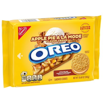 OREO Apple Pie a la Mode Cookies – Resealable Travel Snack for Camping Trips