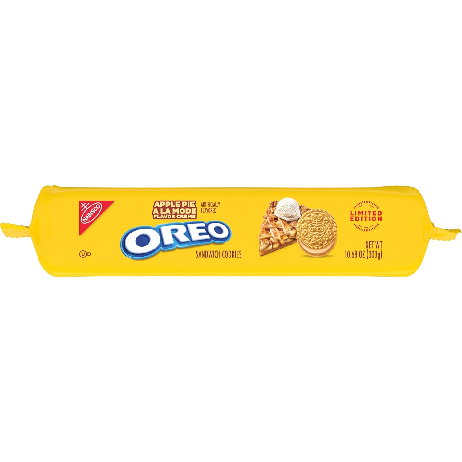 OREO Apple Pie a la Mode Cookies – Resealable Travel Snack for Camping Trips