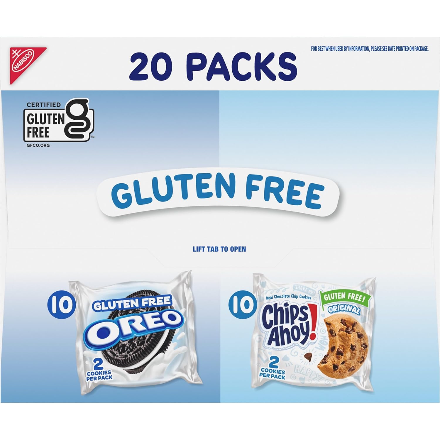 OREO & CHIPS AHOY! Gluten Free Cookies – Pre-Portioned Two-Cookie Packs for After-School Snacks and Lunchboxes