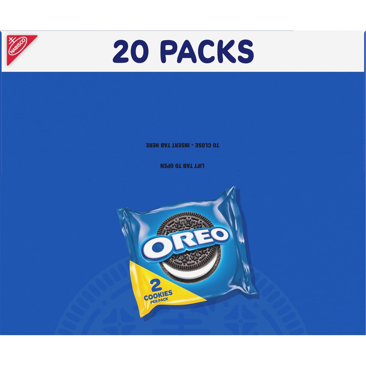 OREO Chocolate Creme Snack Packs – Durable Grab-and-Go Treats for Picnics and Outdoor Adventures, 20-Count Box