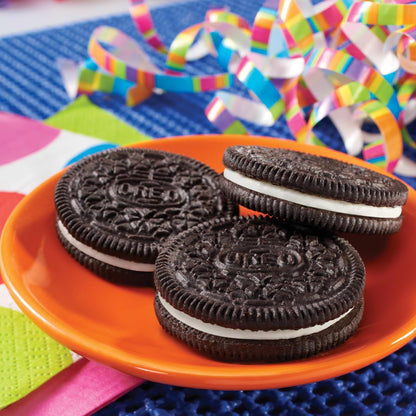 OREO Chocolate Sandwich Cookies, Party Size 24.16 oz – Travel-Friendly Treat for Camping and Cabin Trips
