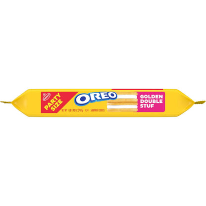 OREO Double Stuf Golden Sandwich Cookies for Backyard BBQ Dessert Table, Bulk Pouch 24.95 oz