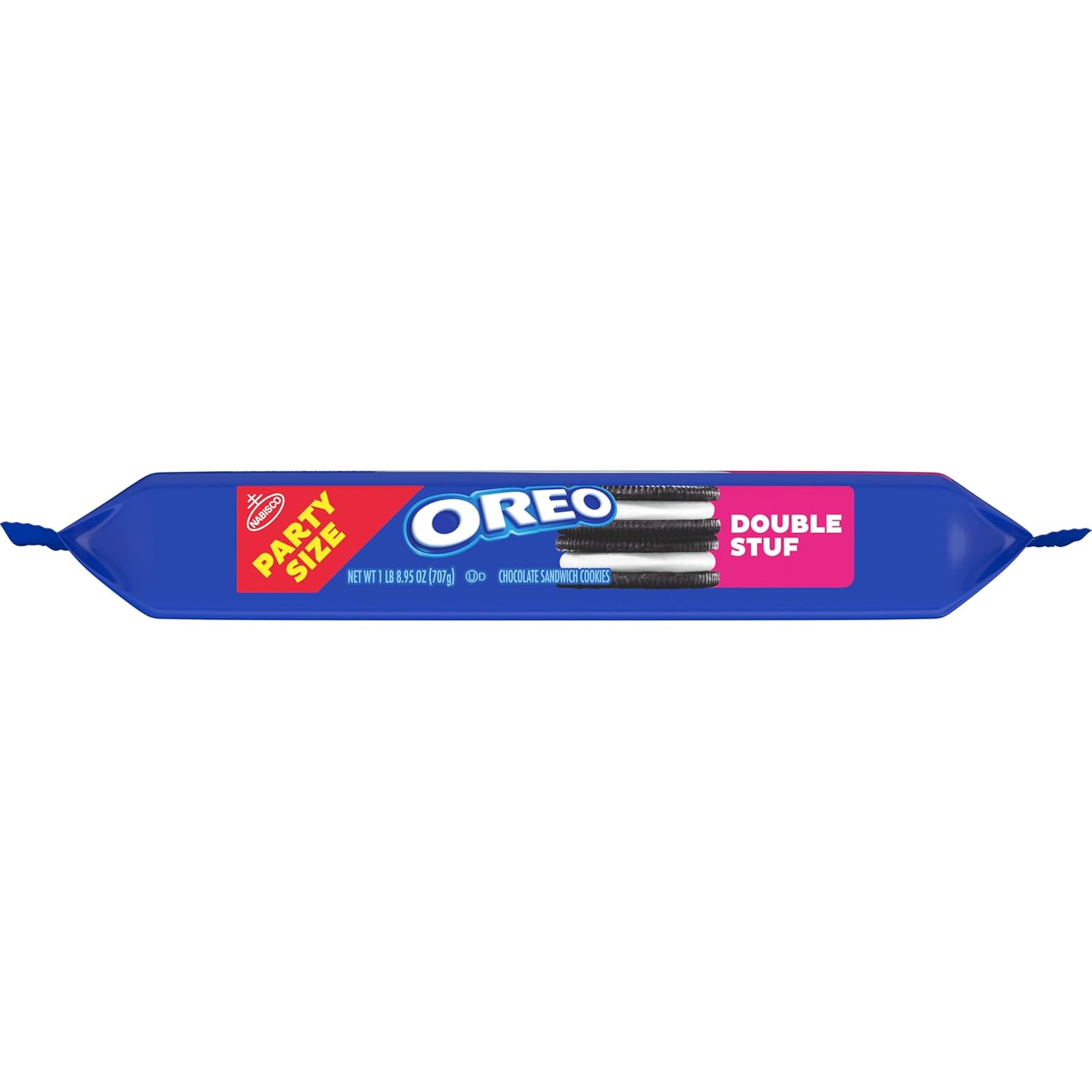 OREO Double Stuf Sandwich Cookies with Real Cocoa – On-the-Go Family Snack for Hiking Lunches, Beach Days, and Park Outings, 24.95 oz