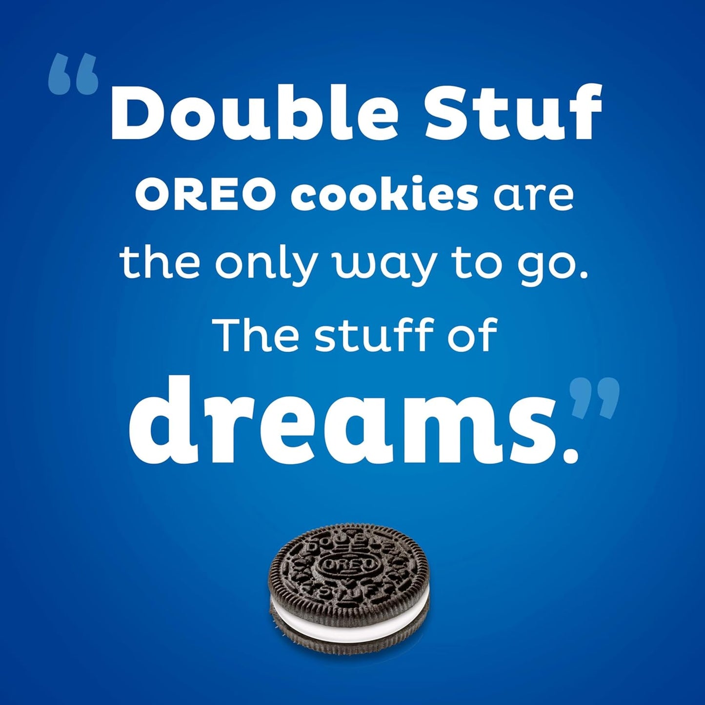 OREO Double Stuf Sandwich Cookies with Real Cocoa – On-the-Go Family Snack for Hiking Lunches, Beach Days, and Park Outings, 24.95 oz