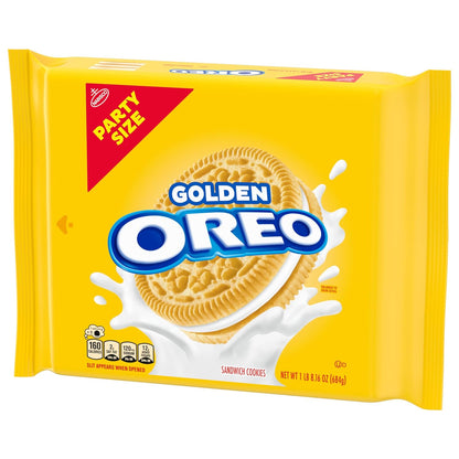 OREO Golden Sandwich Cookies Bulk Pack – Sturdy Dunking Snack for Outdoor Movie Nights and Tailgate Parties