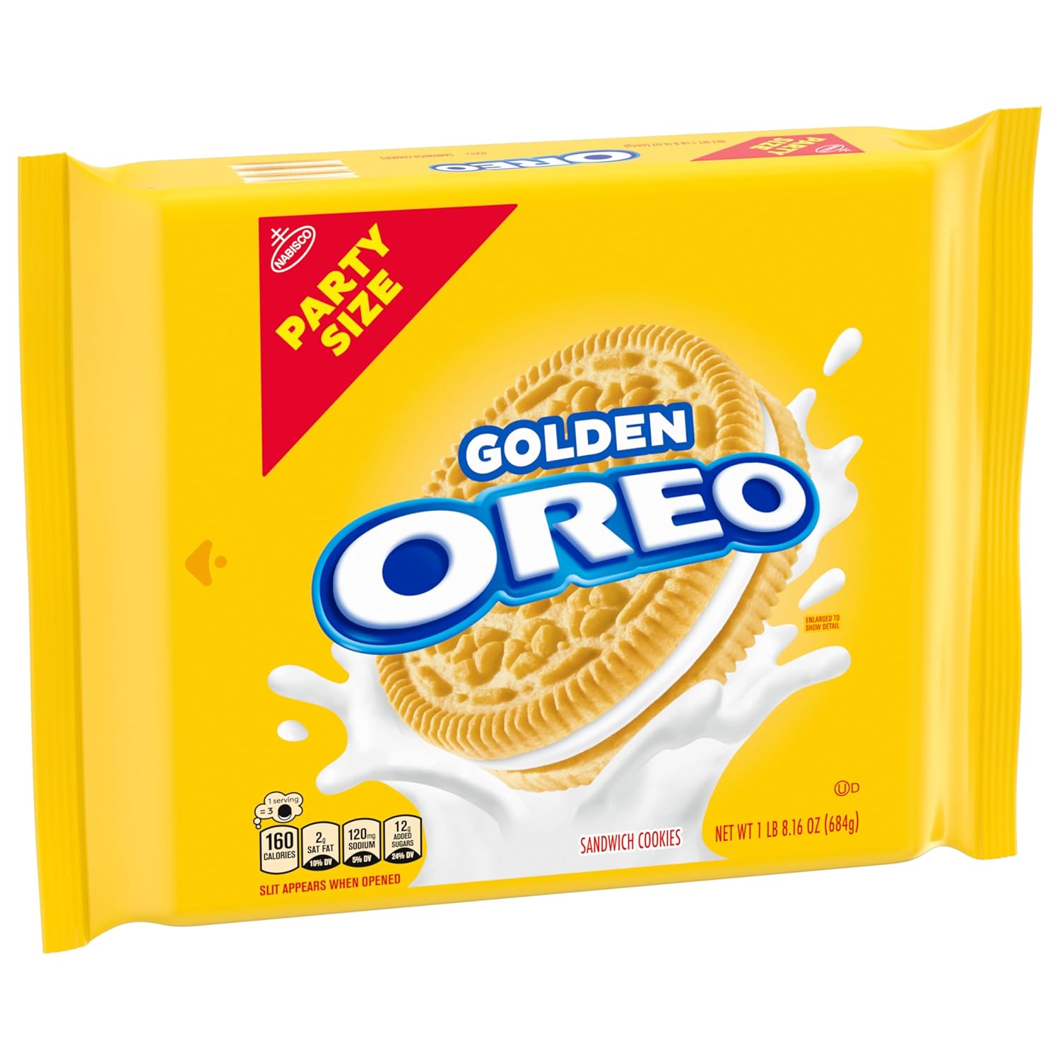 OREO Golden Sandwich Cookies Bulk Pack – Sturdy Dunking Snack for Outdoor Movie Nights and Tailgate Parties