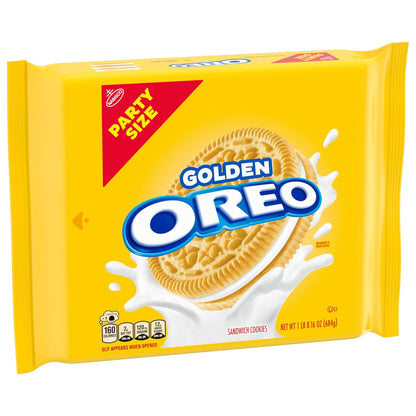 OREO Golden Sandwich Cookies Bulk Pack – Sturdy Dunking Snack for Outdoor Movie Nights and Tailgate Parties