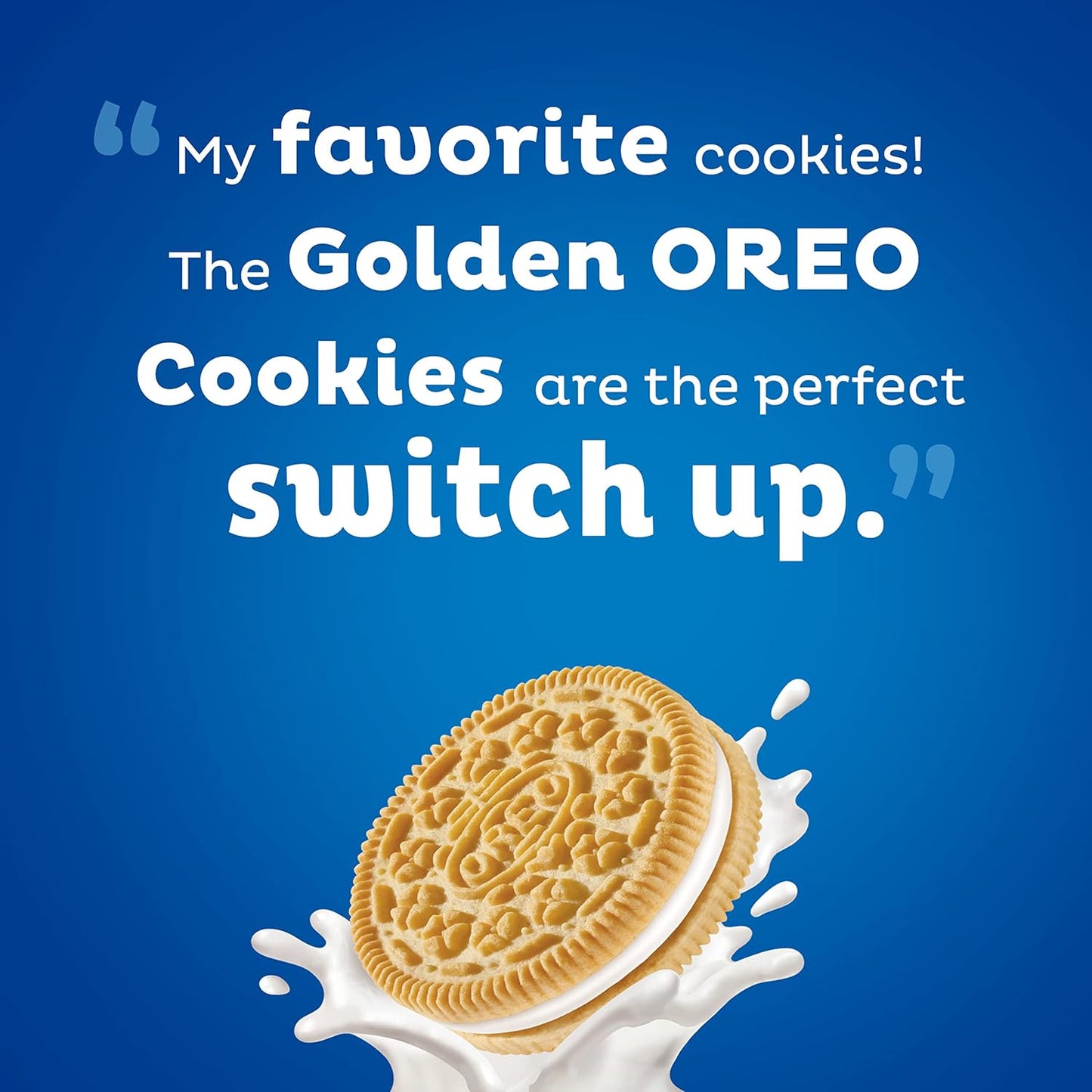 OREO Golden Sandwich Cookies Bulk Pack – Sturdy Dunking Snack for Outdoor Movie Nights and Tailgate Parties