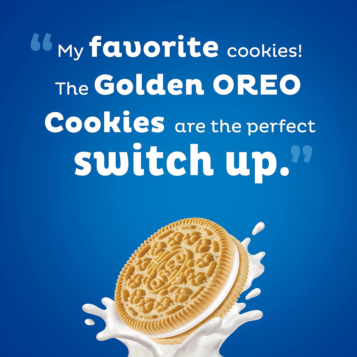 OREO Golden Sandwich Cookies Bulk Pack – Sturdy Dunking Snack for Outdoor Movie Nights and Tailgate Parties