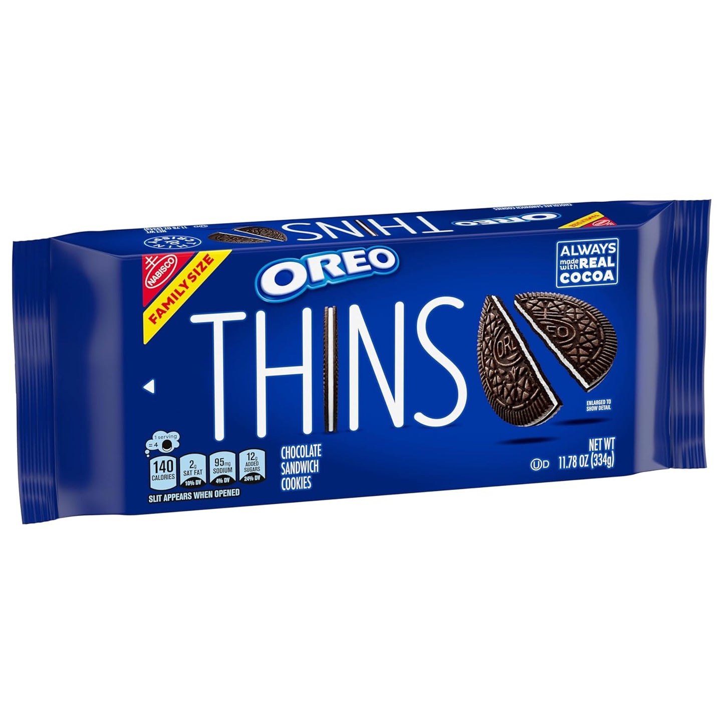 OREO Thins Original Wafer Cookies – Grab-and-Go Desk Snack for Focused Afternoons and Coffee Breaks