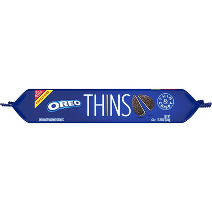 OREO Thins Original Wafer Cookies – Grab-and-Go Desk Snack for Focused Afternoons and Coffee Breaks