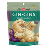GIN GINS Original Ginger Chews – Hiking Backpack Ginger Candy for Trail Snacking and Nausea, 3oz Bag