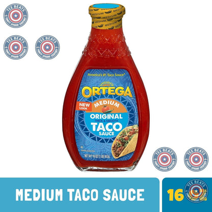 Ortega Salt-Free Taco Sauce – One-Bottle Condiment for Streamlined Home Cooking