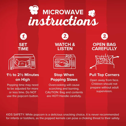 Orville Redenbacher's Kettle Corn Popcorn – Care Package Snack for College Students and Dorms