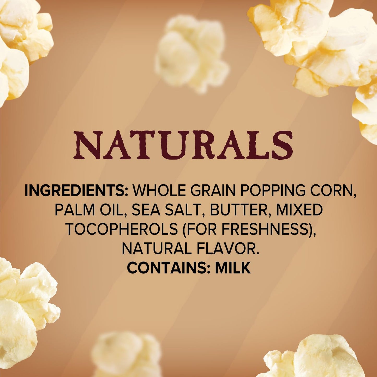 Orville Redenbacher's Naturals Popcorn – Playroom Movie Night Snack, No Artificial Dyes Single-Serve Bags, 6-Count