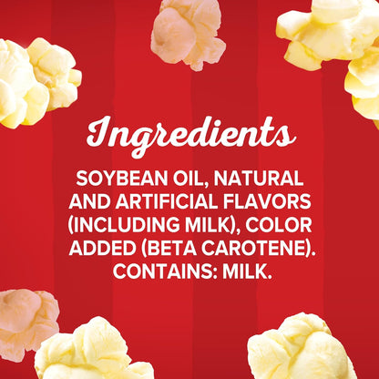 Orville Redenbacher's Popcorn Oil Movie Theater Butter Flavor – Refillable Squeeze Bottle for Open-Air Family Gatherings