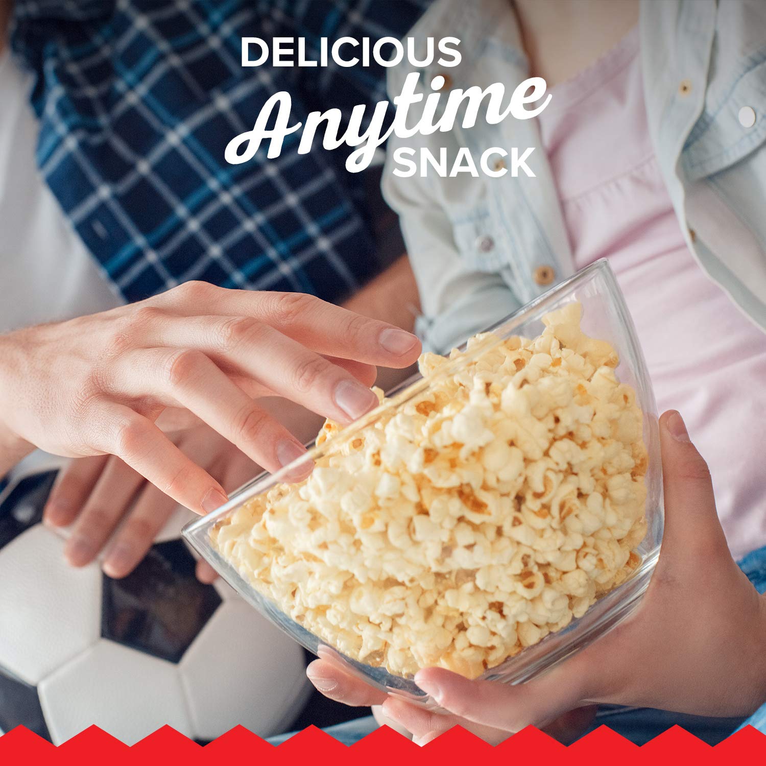 Orville Redenbacher's Ultimate Butter Microwave Popcorn for Tailgate and Picnic Table Outdoor Gatherings