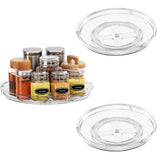 LAMU Spinning Display Tray – 12 Inch Decorative Turntable for Cozy Kitchen Counter and Open Shelf Styling