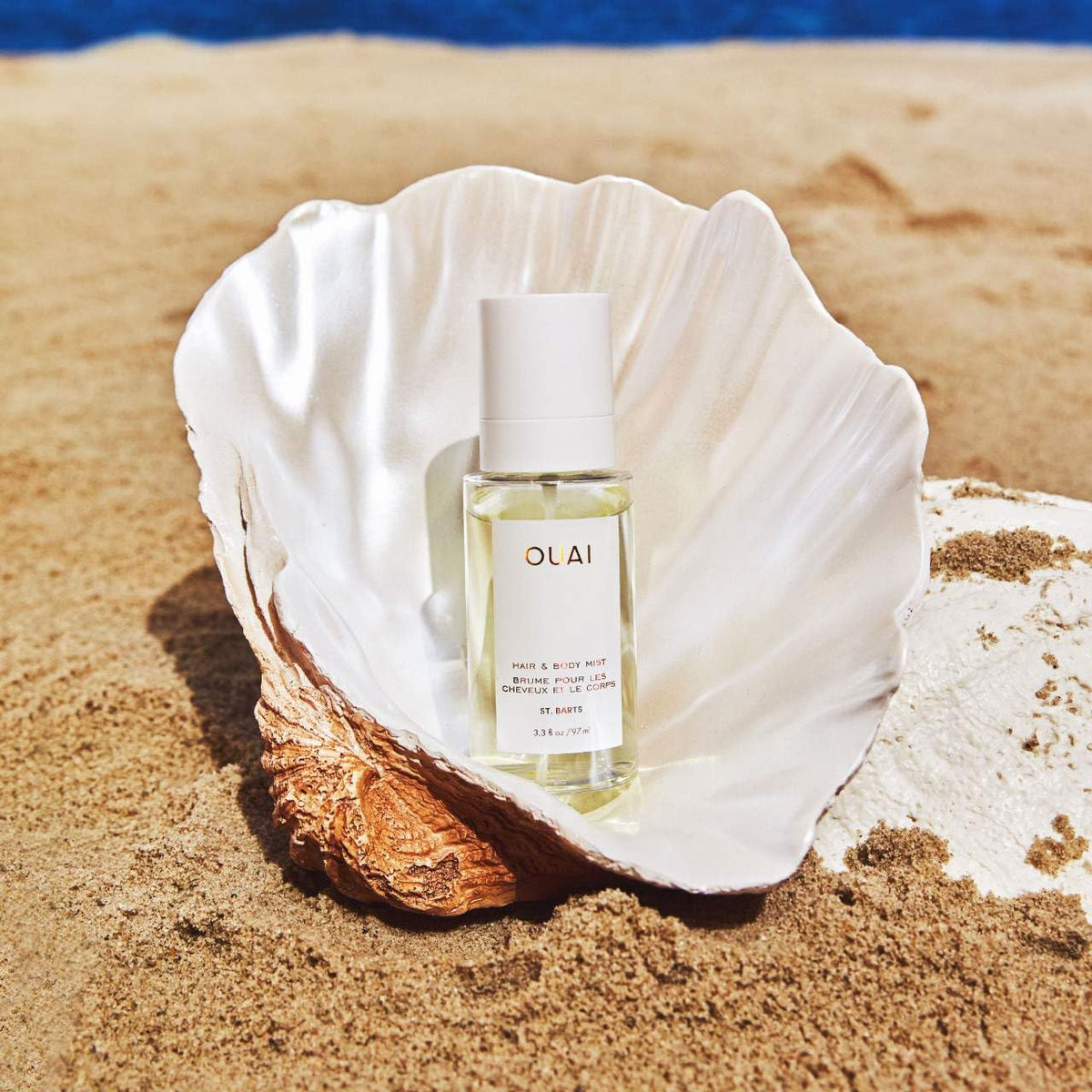 OUAI St. Barts Hair and Body Mist – Premium Resort-Style Fragrance for the Bedroom Ritual, 3.3 Fl Oz Clean Beauty Mist