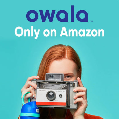 Owala FreeSip Stainless Steel Water Bottle with Straw – Mindfulness Routine and Post-Workout Recovery Hydration, 24 Oz BPA-Free