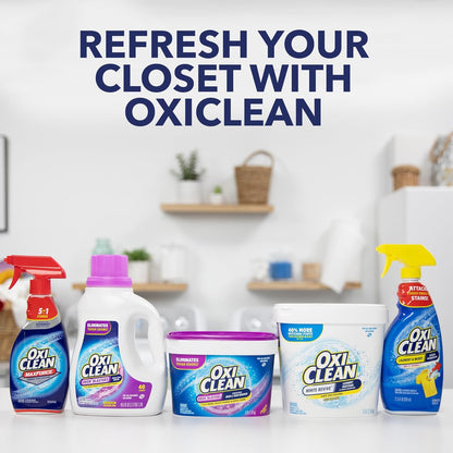 OxiClean Odor Blasters Oxygen Stain Fighter, 5 lb – Restorative Laundry Soak for Musty Towels, Yoga Clothes, and Post-Workout Recovery Wear
