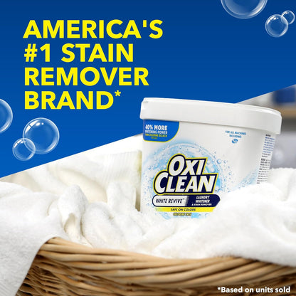 OxiClean White Revive Laundry Whitener Power Paks 24 Count Uncluttered Whitening for Less Is More Apartment Laundry Areas