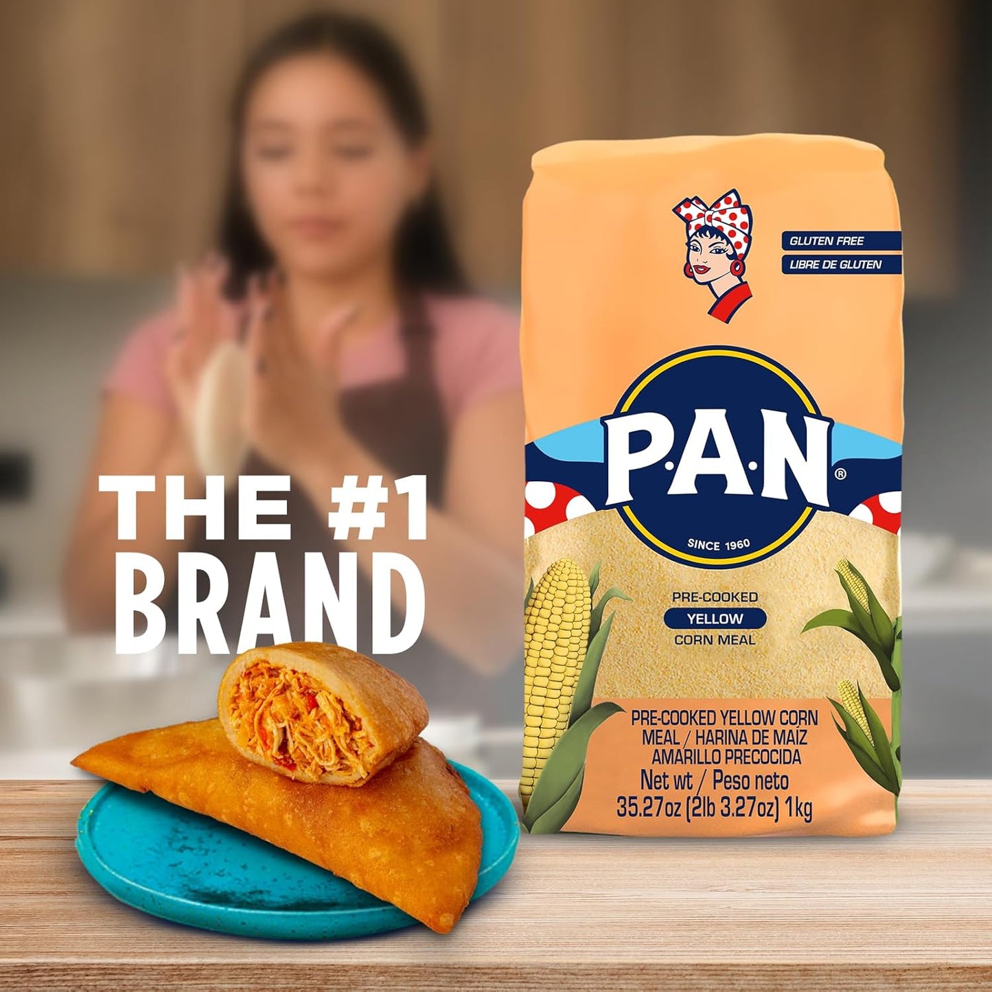 P.A.N. Yellow Corn Meal – Clean Label Pre-Cooked Corn Meal for Stress-Free Family Dinners