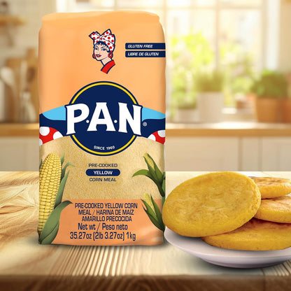 P.A.N. Yellow Corn Meal – Clean Label Pre-Cooked Corn Meal for Stress-Free Family Dinners