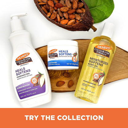 Palmer's Cocoa Butter + Vitamin E Lotion – Nightly Wind-Down Moisturizing Ritual for Sensitive Skin, 13.5 Fl Oz, Pack of 3