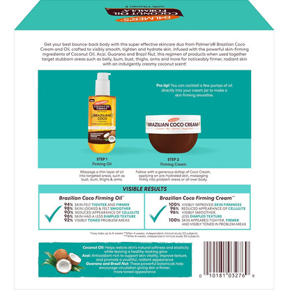 Palmer's Coconut Firming Body Set – Family-Safe Body Care with Mineral Oil-Free, Vegan Ingredients
