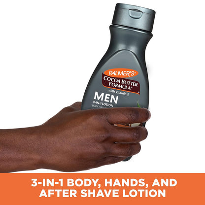 Palmer's Men's 3-in-1 Face & Body Lotion – Streamlined Morning Routine Lotion for Capsule Grooming