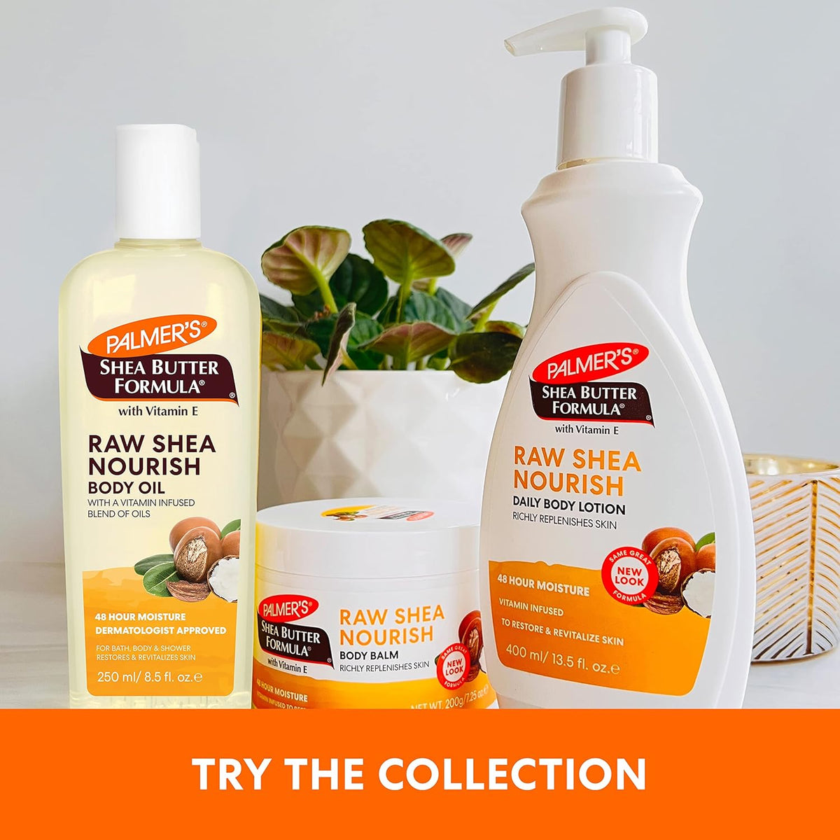Palmer's Raw Shea Body Oil – Dermatologist-Tested Sensitive Skin Care Gift Set, Housewarming & Mother's Day Pick
