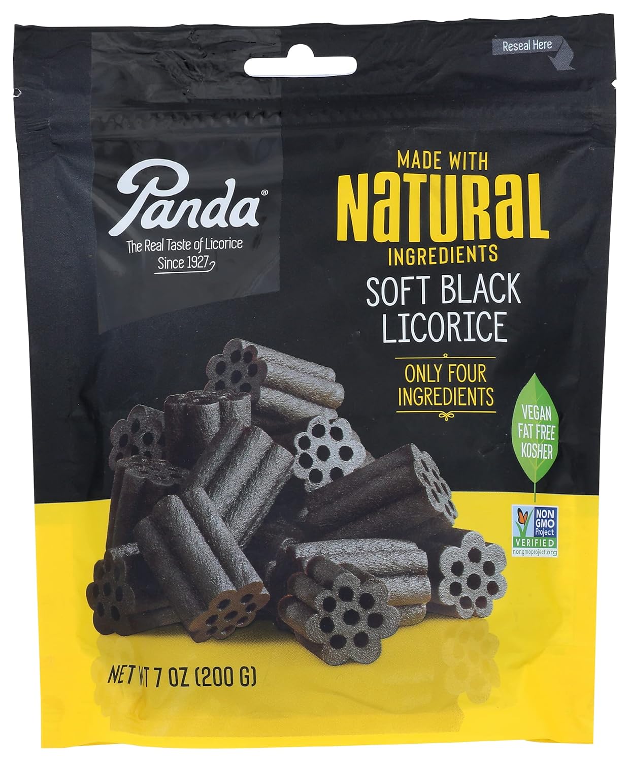 Panda Licorice Chew – Clean-Ingredient Treat to Unwind After a Long Day, 7 oz