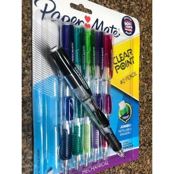 Paper Mate Clearpoint Mechanical Pencils 6 Count – Stocking Stuffer and Holiday Gift for Writers and Designers