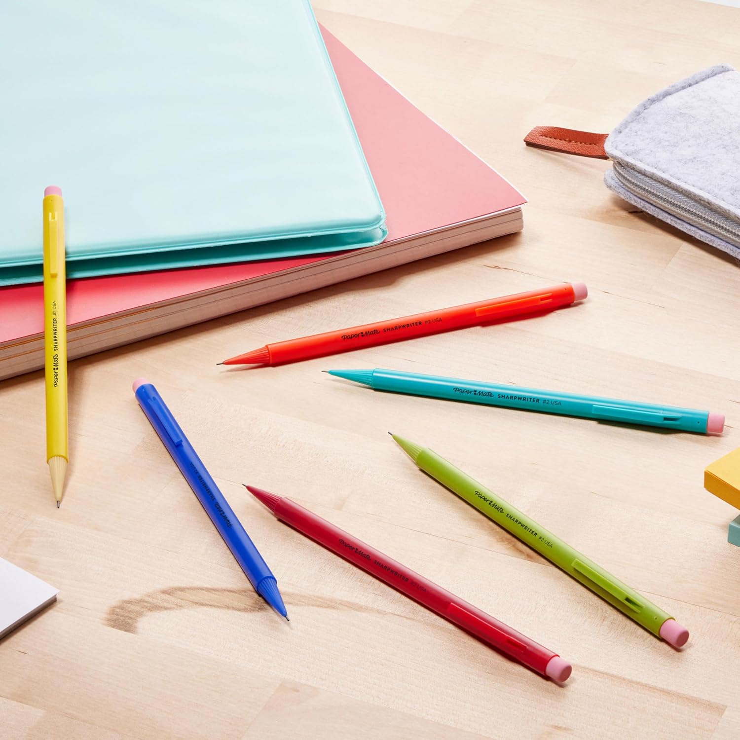 Paper Mate SharpWriter #2 Mechanical Pencils 0.7mm Smudge-Free for Home Office and College Dorm Productivity, 36 Count