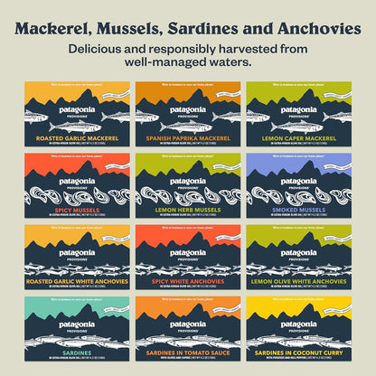 Patagonia Provisions Mussels in Olive Oil – Ready to Eat Snack for Road Trip Cooler