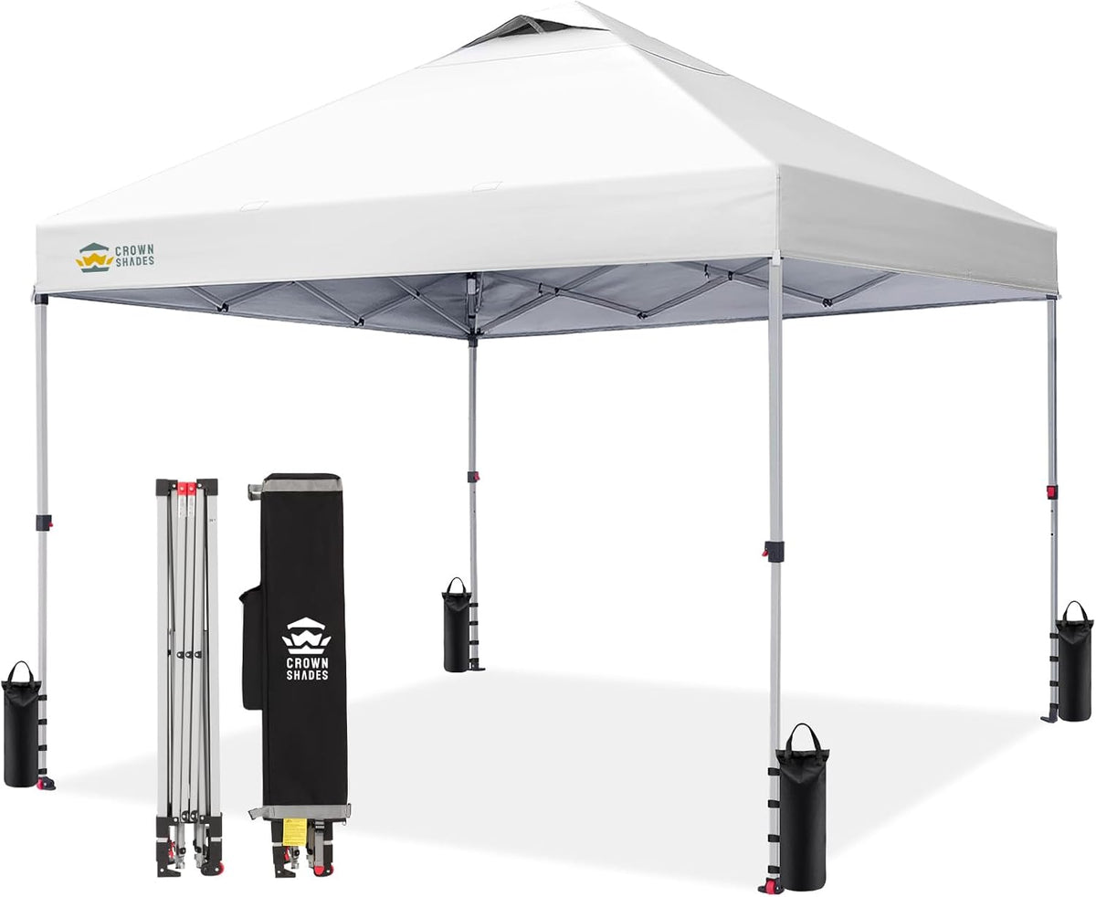 patented one-push centerlok hub with three pinch-free adjustable height settings