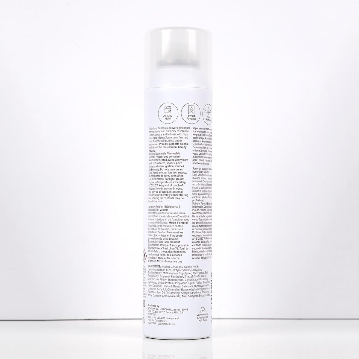 Paul Mitchell Extra-Body Firm Hairspray – Camping and Festival Ready Volume Spray, Wind and Humidity Resistant Hold, 9.5 oz
