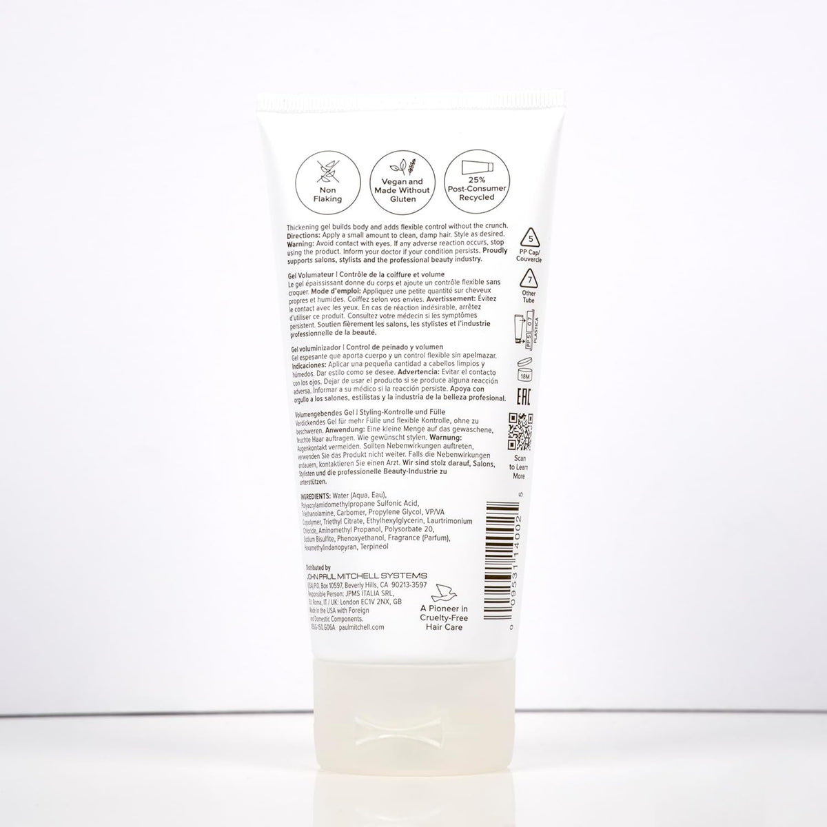 Paul Mitchell Extra-Body Sculpting Gel – Crafted Citrus Herbal Scent with Professional-Grade Hold
