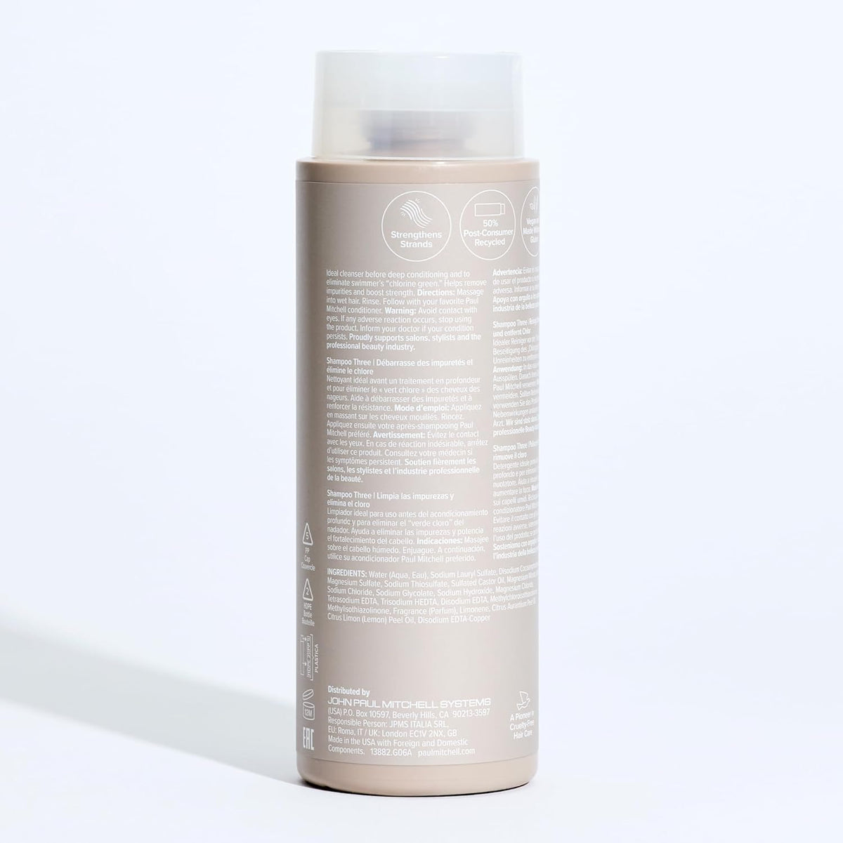 Paul Mitchell Shampoo Three – Gluten-Free Clarifying Wash, Aromatherapy Hair Reset for Your Wind-Down Shower Ritual