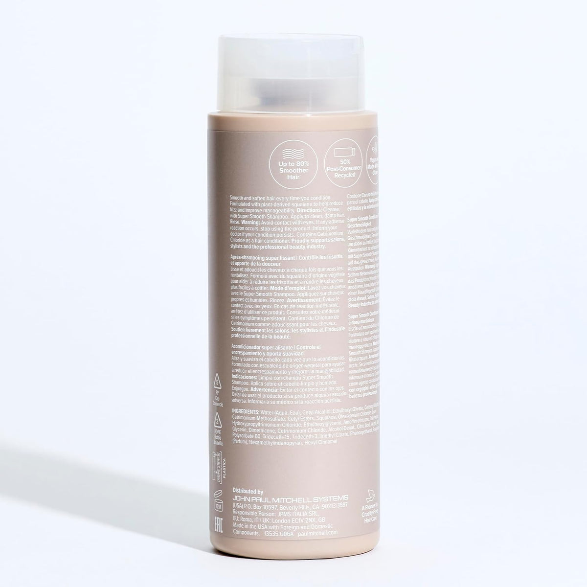 Paul Mitchell Super Smooth Conditioner – Elevated Hair Care Gift Set Staple for Curly and Wavy Hair