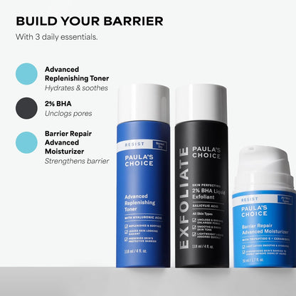 Paula's Choice Resist Advanced Replenishing Toner – Elegant Dropper Bottle Toner for an Indulgent Skincare Ritual